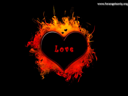 burning love - love, passion, romance, heart