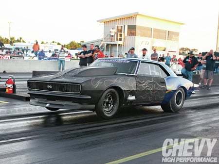 1967 Chevrolet Camaro - bowtie, track, cowl hood, gm