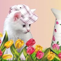 Tulips and Kitty