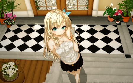 Sena - sena, boku ha tomodachi ga sukunai, blue eyes, long hair, cute