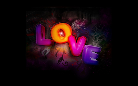 Love - abstract, romance, love, heart