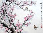 "Chinese painting flowers and birds"