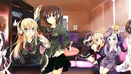 anime - anime, girl, boku wa tomodachi ga sukuna, friends