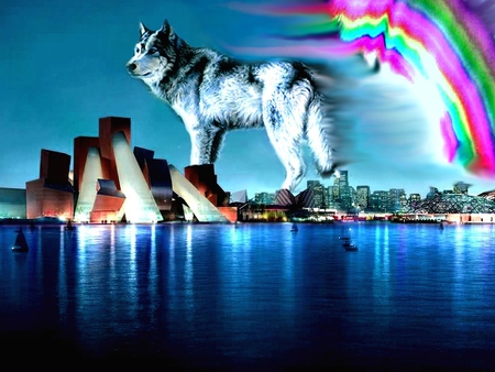 SPIRIT - nature, 2012, wolf, color, mountains, wolves