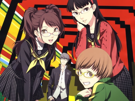 Persona 4 The animation - yuu, persona 4, yukiko, the animation, chie, rise