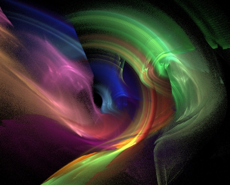 What can I call this rainbow? - abstract, blue, green, orange, pink, fractal