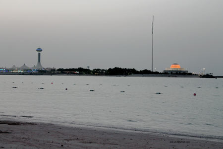 Abu Dhabi Corniche Beach - uae, beach, sea, sand, abh dhabi