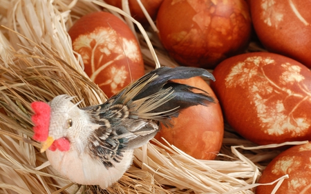 Easter Eggs - eggs, easter, abstract, still life