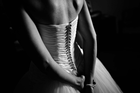 Special moments - wedding, back and white, woman, photography