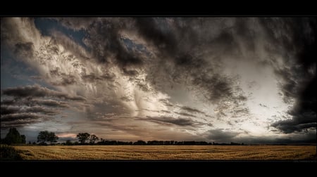 beautiful sky - field, nature, beautiful, sky