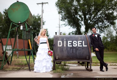 Bride & groom - wedding, groom, bride, love