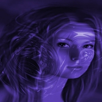 Abstract Purple and Woman