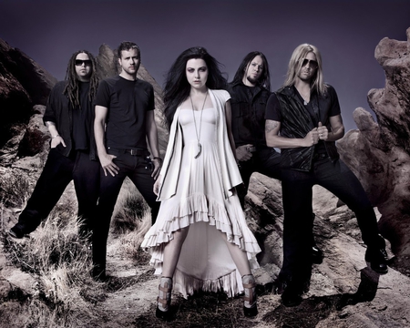 Evanescence - group, music, star, evanescence, rock, beauty, amy lee, artist