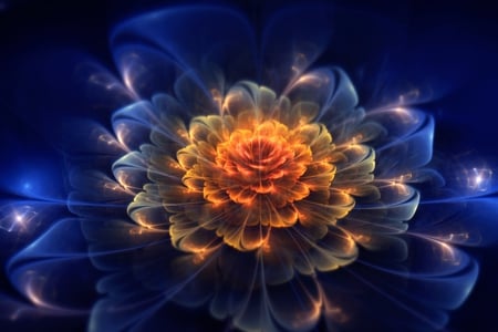 Abstract Flower - abstract, flower, beautiful, wallpaper