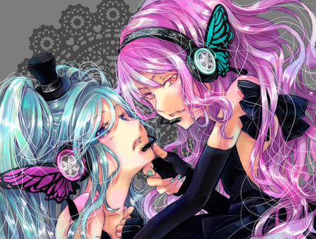 anime - hatsune miku, magnet, girl, vocaloid, anime, long hair, yukinokoe