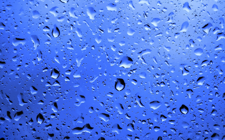 Rain - drop, water, blue, rain