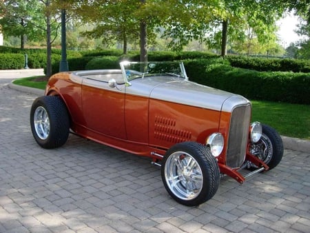 '32 Ford Hotrod - hotrod, highboy, hot, rod, street, car, vintage, classic, 1932, 32, ford, hiboy, custom, antique