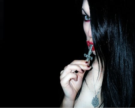 Gothic Girl - evil, black, gothic, dark