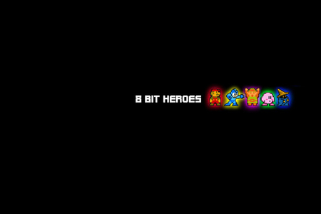 8 Bit Heroes - mario, of, link, zelda, heroes, nintendo, man, kirby, 8, bit, mega, megaman, legend, video, games