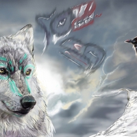 Wolf and Raven