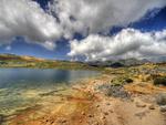 beautiful lake shore hdr