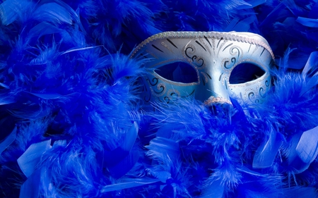 Beautiful Mask - beauty, mystery, abstract, mask, blue, photography, beautiful