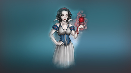 Snow white and her poison apple - picture, 03, 10, fantasy, 2012