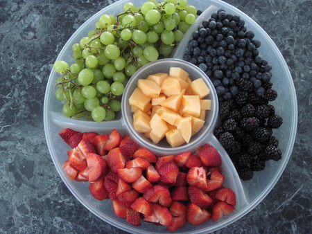 Fruits Mixed - grapes, strawberry, blueberry, fruits