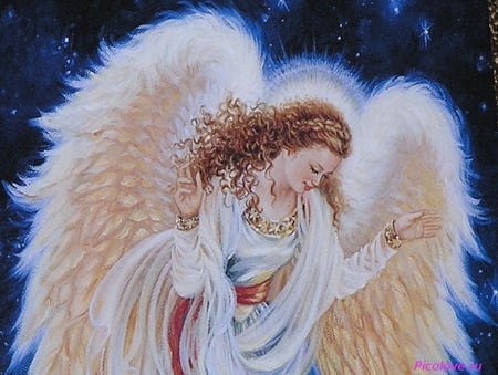 Angel - woman, fantasy, angel, wing