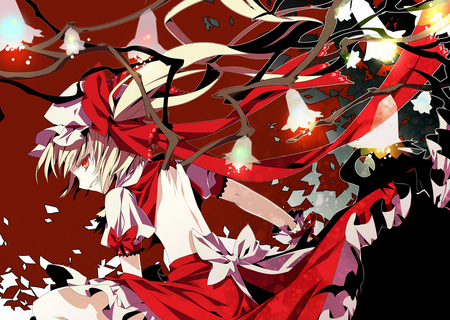 Flandre Scarlet - red eyes, touhou, flandre, magic, scarlet