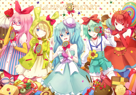 Vocaloid's Candies Factory