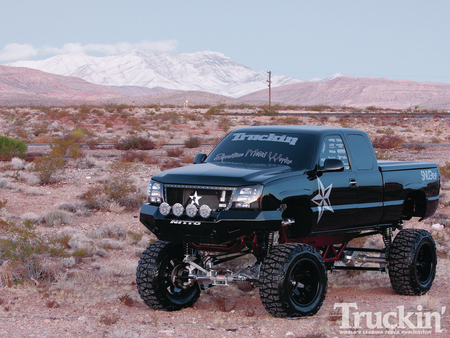 Showtime - bowtie, all black, lifted, gm