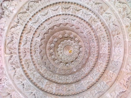 Temple Ceiling - india, ganpatipura, gujarat, ganesh temple